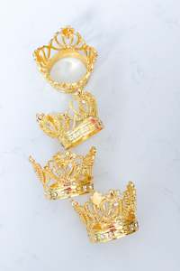 Magpie Home: MAGPIE HOME Crown Napkin Rings