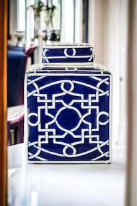 MAGPIE HOME Graphic Square Jar