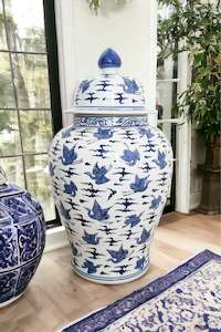 Magpie Home: MAGPIE HOME XL Birds of Paradise Ginger Jar (70cm)