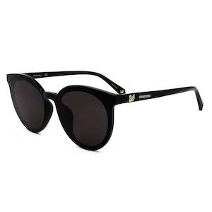 Swarovski - Oversized Black Sunglasses