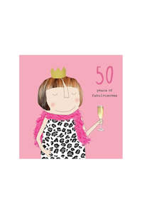 Cards: Girl 50 Fabulousness CARD