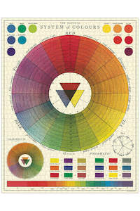 Games And Jigsaw Puzzles: Cavallini & Co - System of Colours 1000 Piece Vintage Puzzle