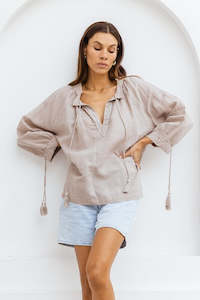 I AM PYLGRYM Santorini Top - Latte