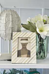 Sth Hampton Frame 4x6 Diagonal Stripes