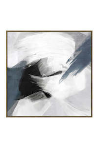 Laura Blue Wave Art Print