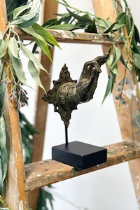 Global Collectables: Bronze Henna Flower Hand on Stand