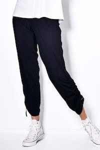 Paula Ryan Fashion Collection: PAULA RYAN Toggled Cargo Pant - Superfine Microjersey - Navy
