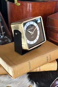 Safari Croc Print Clock