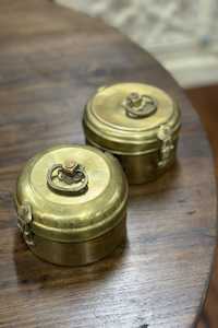 Global Collectables: Mini Brass Chapati Box