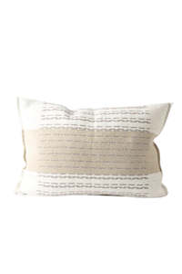 Hagen Cushion - Off White/Slate -  40x60cm