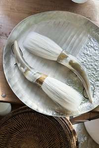 Decor Objects 1: Curved Horn Calligraphy Brush