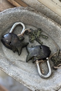 Global Collectables: Fish Lock - Pure Brass