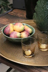 New Arrivals: Ambretta Ridged Whiskey Glasses (Set of 4)