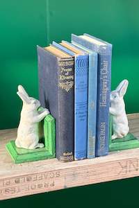 Bunny Bookends - Cast Iron