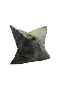 Cushions Throws: Cordoroy Olive Cushion