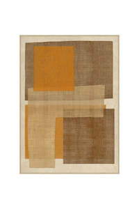 Art Prints: Mid Century Framed Canvas