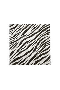 Coast To Coast: Zebra Print 3 Ply Napkins 20pk