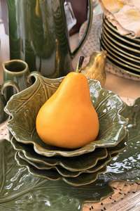 Homewares: Yellow Decorative Pear