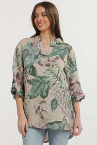 Urban Luxury: URBAN LUXURY Drape Linen Shirt