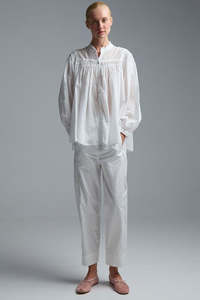 Devotion Twins: DEVOTION TWINS Popline Pants - White
