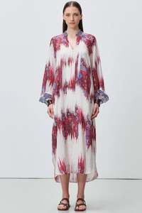 DEVOTION TWINS Lined Print Dress