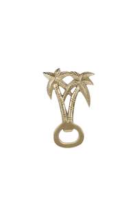 Tropical House: Gold Palm Tree Bottle Opener