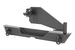 Rear Bumpers: Jeep JL Rear Trail Bumper with Tire Carrier For 18-Pres Wrangler JL 4WD Rough Country