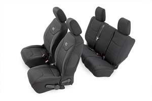 Seat Covers Front and Rear 4-Door Jeep Wrangler JK 4WD (2013-2018)