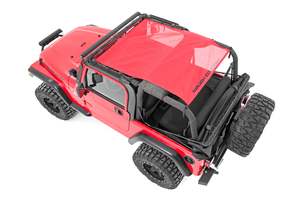 Rough Country: Mesh Bikini Top Jeep Wrangler TJ (1997–2006) – Red
