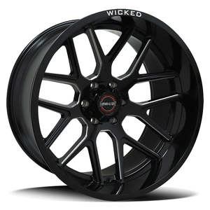 Diezel 5465 W903-B Gloss Black Milled