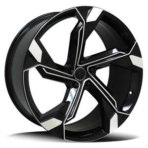Replica Audi Rea6136bmf Black Machined Face
