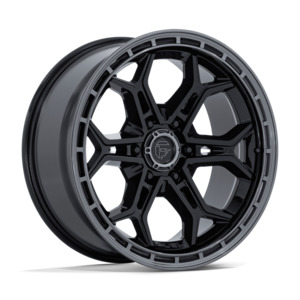 Fuel Fc896d Black With Gunmetal Lip