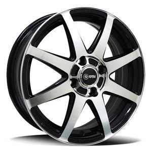 15 Wheels: DTM Dtm4062bp Black Polished Face