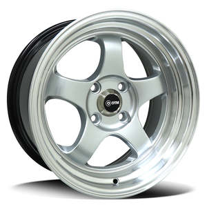 15 Wheels: DTM Old-Skool Dtmh526hbp Hyper Black Polished Lip