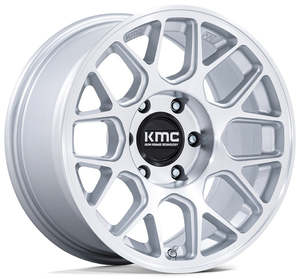 Wheels: KMC XD Fc730 Gloss Silver Machined Face