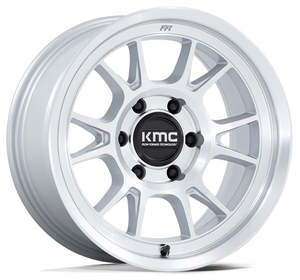 Wheels: KMC XD Km729 Gloss Silver Machined Face