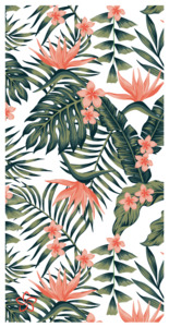 Recycled Beach Towels: Birds of Paradise