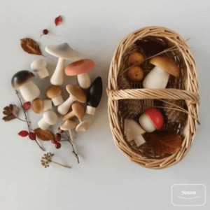 Small World Play: Wild Forest Mushroom Set