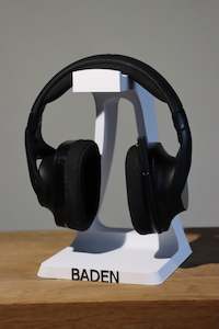 Headphone Stand With Custom Text