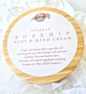 Products: Whipped Rosehip Body & hand cream mahurangiolives