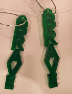 BRAVE' Earrings - Green Māia Centre