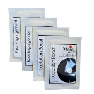 Mask Set - 4 Boob Mask sets (2 Lactation, 2 Engorgement)