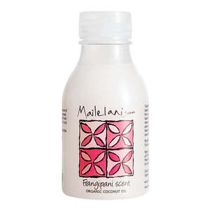 Organic Coconut Body Oil: Frangipani & Lau Ti Organic Coconut Body Oil