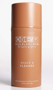 Mailelani Skin Premium Facial Care: Shave & Cleanse