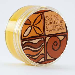 Lip Balm Turmeric Balm: Turmeric Multipurpose Balm with Peppermint Essential Oil
