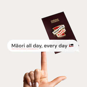 Proud Māori Bundle | Decal + Pin Combo