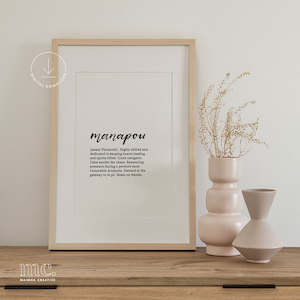 'Manapou / Paramedic' Definition Print - Digital Download