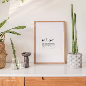 'Tākuta / Doctor' Definition Print - Digital Download