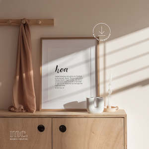 'Hoa / Friend' Definition Print - Digital Download