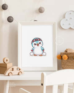 Digital Downloads: Kororā with Poi Print | Digital Download